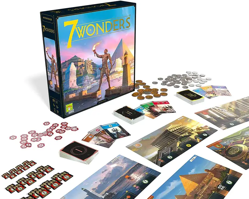 7 wonders board game box