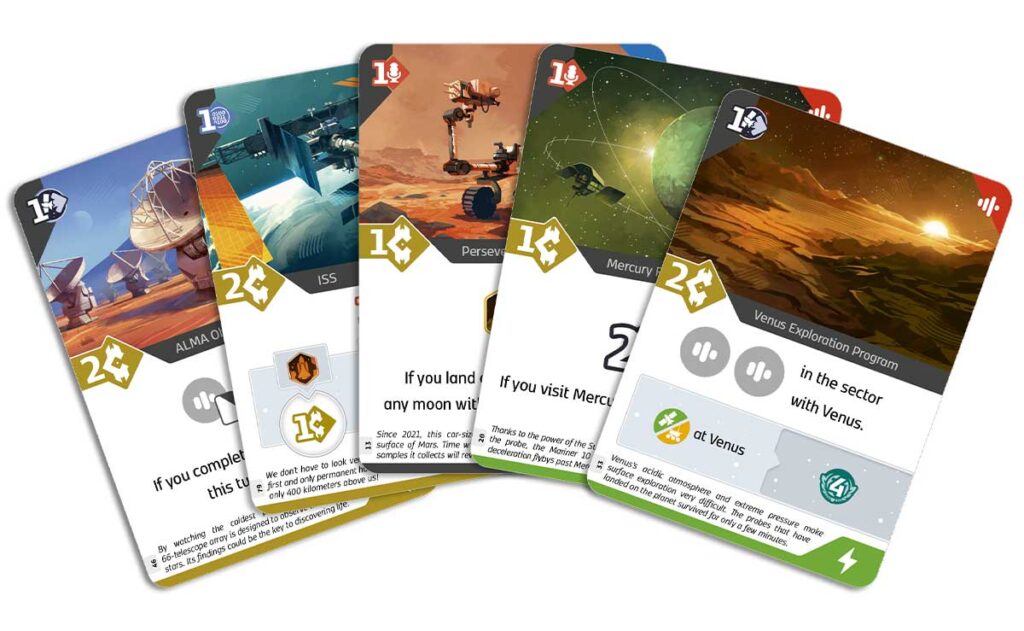 SETI Board Game Cards