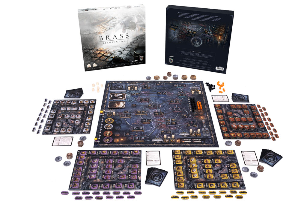 Brass Birmingham Board Game Setup