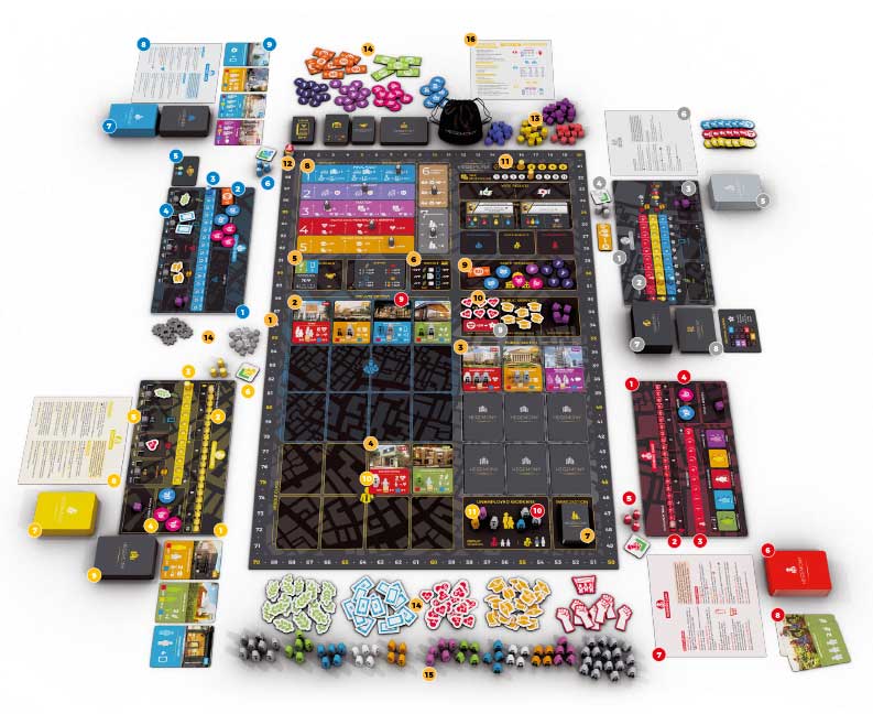 Hegemony Board Game Setup