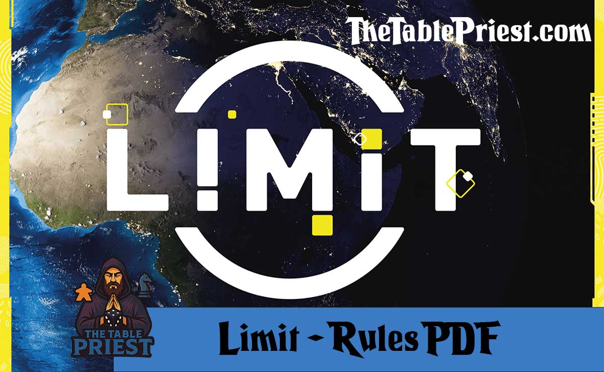 Limit Board Game Rules PDF Featured image